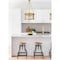 Z-Lite Cape Harbor Pendant, 3-Light, 18 In.W x 10 In.H, Rubbed Brass/Water hammered 7503P18-RB - alternate 4
